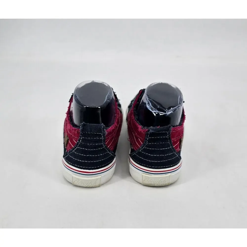 Blowfish Malibu Play Sneaker‎ Women 7 Americana Stars Stripes Slip On Distressed